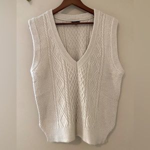 Dynamite cable knit sweater vest